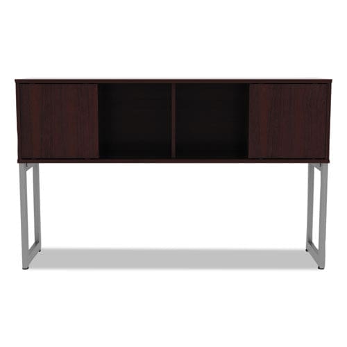 Alera Alera Open Office Desk Series Hutch 59w X 15d X 36.38h Mahogany - Furniture - Alera®