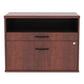 Alera Alera Open Office Desk Series Low File Cabinet Credenza 2-drawer: Pencil/file Legal/letter 1 Shelf,cherry,29.5x19.13x22.88 - Furniture