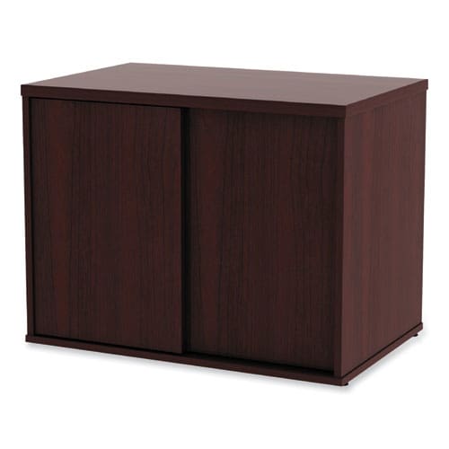 Alera Alera Open Office Low Storage Cab Cred 29.5w X 19.13d X 22.78h Mahogany - Furniture - Alera®