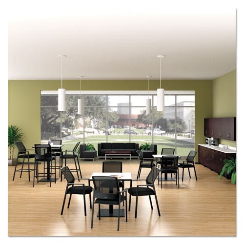 Alera Alera Qub Series Powered Armless L Sectional 26.38w X 26.38d X 30.5h Black - Furniture - Alera®