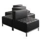 Alera Alera Qub Series Powered Armless L Sectional 26.38w X 26.38d X 30.5h Black - Furniture - Alera®