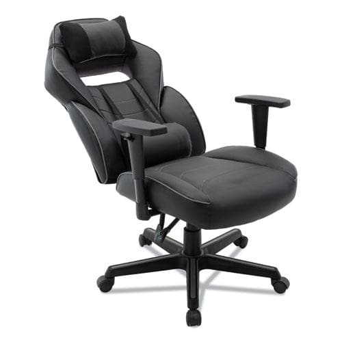 Alera Racing Style Ergonomic Gaming Chair Supports 275 Lb 15.91 To 19.8 Seat Height Black/gray Trim Seat/back Black/gray Base - Furniture -