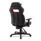 Alera Racing Style Ergonomic Gaming Chair Supports 275 Lb 15.91 To 19.8 Seat Height Black/red Trim Seat/back Black/red Base - Furniture -