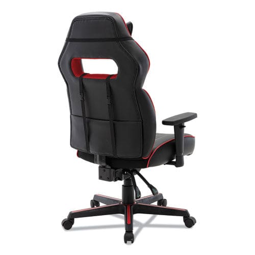 Alera Racing Style Ergonomic Gaming Chair Supports 275 Lb 15.91 To 19.8 Seat Height Black/red Trim Seat/back Black/red Base - Furniture -