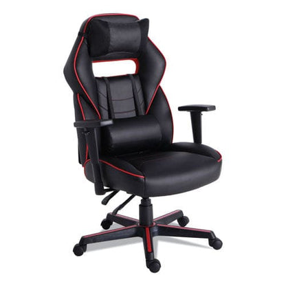 Alera Racing Style Ergonomic Gaming Chair Supports 275 Lb 15.91 To 19.8 Seat Height Black/red Trim Seat/back Black/red Base - Furniture -