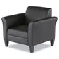 Alera Alera Reception Lounge Sofa Series Club Chair 35.43 X 30.7 X 32.28 Black Seat Black Back Black Base - Furniture - Alera®