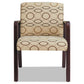 Alera Alera Reception Lounge Wl Series Guest Chair 24.21 X 24.8 X 32.67 Tan Seat Tan Back Mahogany Base - Furniture - Alera®