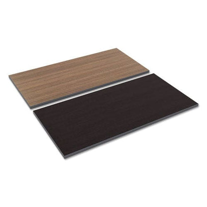 Alera Reversible Laminate Table Top Rectangular 47.63w X 23.63d Espresso/walnut - Furniture - Alera®