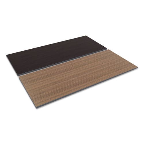 Alera Reversible Laminate Table Top Rectangular 71.5w X 29.5d Espresso/walnut - Furniture - Alera®