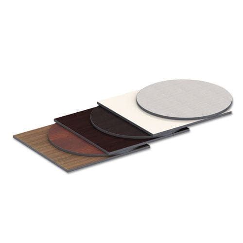 Alera Reversible Laminate Table Top Round 35.5 Diameter Espresso/walnut - Furniture - Alera®