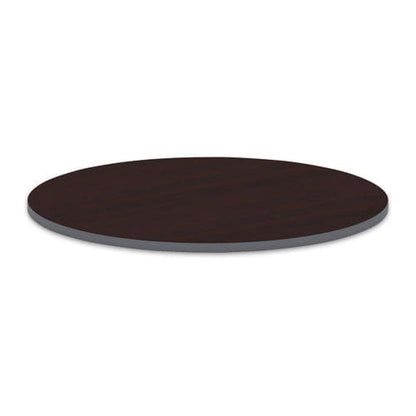 Alera Reversible Laminate Table Top Round 35.5 Diameter Medium Cherry/mahogany - Furniture - Alera®