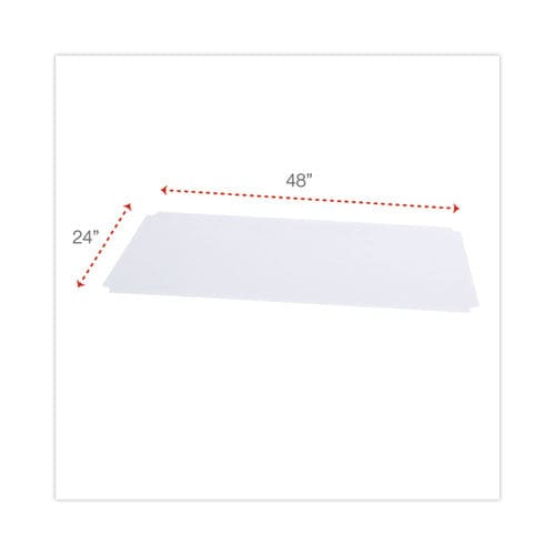 Alera Shelf Liners For Wire Shelving Clear Plastic 48w X 24d 4/pack - Furniture - Alera®