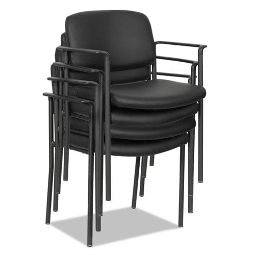 Alera Alera Sorrento Series Ultra-cushioned Stacking Guest Chair 25.59 X 24.01 X 33.85 Black 2/carton - Furniture - Alera®