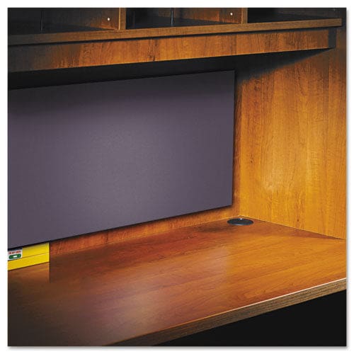 Alera Tackboard For Alera Valencia Series Storage Hutch 43.13w X 0.5d X 14h Charcoal - Furniture - Alera®