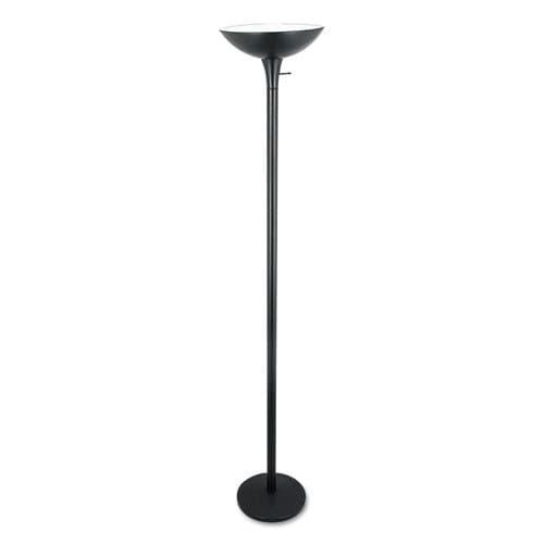 Alera Torchier Floor Lamp 12.5w X 12.5d X 72h Matte Black - Furniture - Alera®