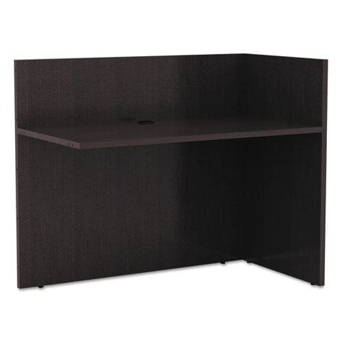 Alera Alera Valencia Reversible Reception Return 44.13w X 23.63d X 41.5h Espresso - Furniture - Alera®