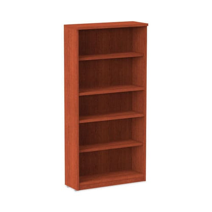 Alera Alera Valencia Series Bookcase Five-shelf 31.75w X 14d X 64.75h Medium Cherry - Furniture - Alera®