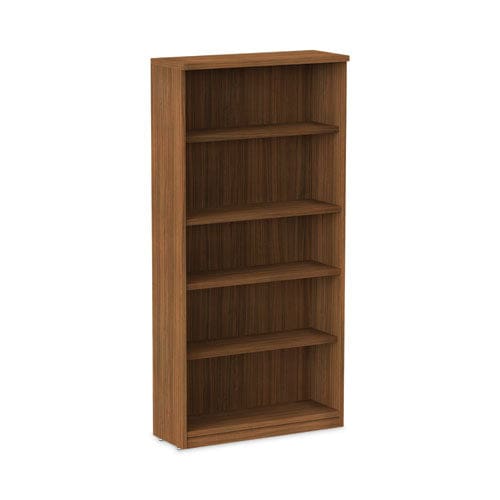 Alera Alera Valencia Series Bookcase Five-shelf 31.75w X 14d X 64.75h Modern Walnut - Furniture - Alera®