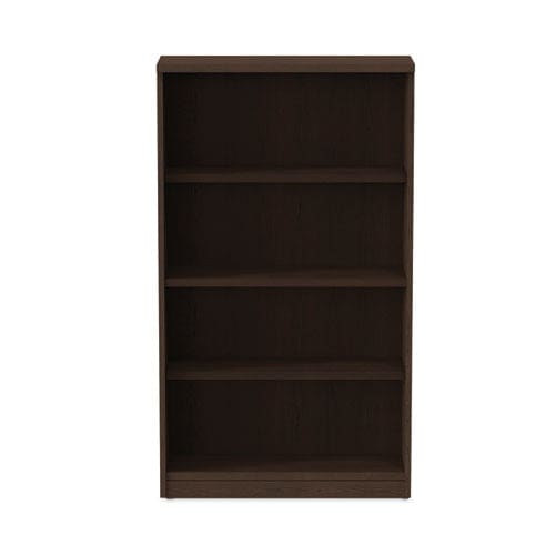 Alera Alera Valencia Series Bookcase Four-shelf 31.75w X 14d X 54.88h Espresso - Furniture - Alera®