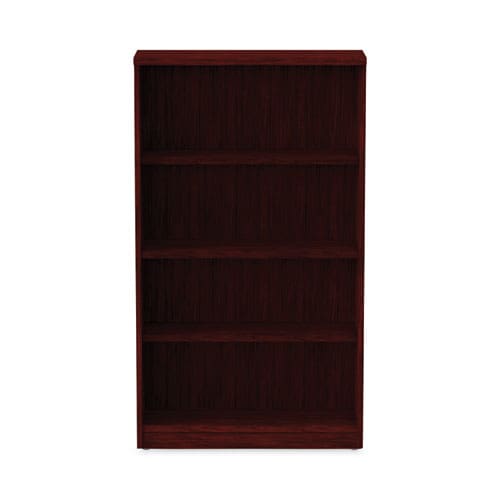 Alera Alera Valencia Series Bookcase Four-shelf 31.75w X 14d X 54.88h Mahogany - Furniture - Alera®