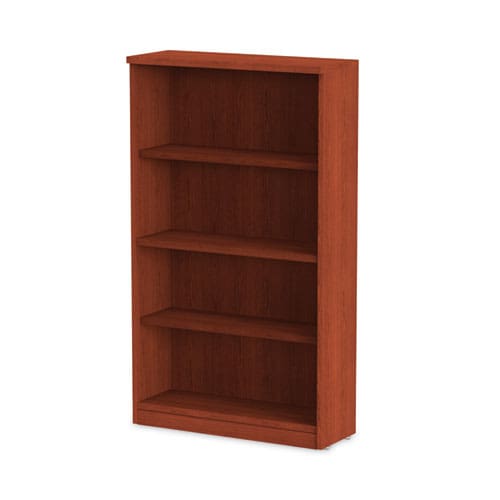 Alera Alera Valencia Series Bookcase Four-shelf 31.75w X 14d X 54.88h Medium Cherry - Furniture - Alera®