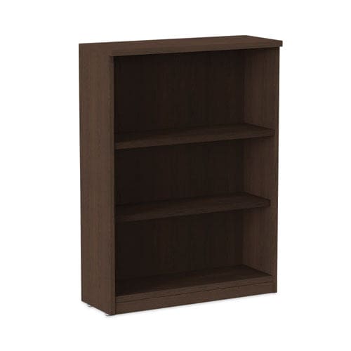 Alera Alera Valencia Series Bookcase Three-shelf 31.75w X 14d X 39.38h Espresso - Furniture - Alera®