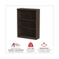 Alera Alera Valencia Series Bookcase Three-shelf 31.75w X 14d X 39.38h Espresso - Furniture - Alera®