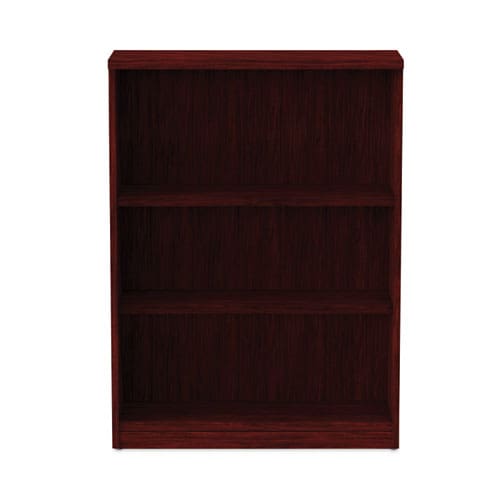 Alera Alera Valencia Series Bookcase Three-shelf 31.75w X 14d X 39.38h Mahogany - Furniture - Alera®