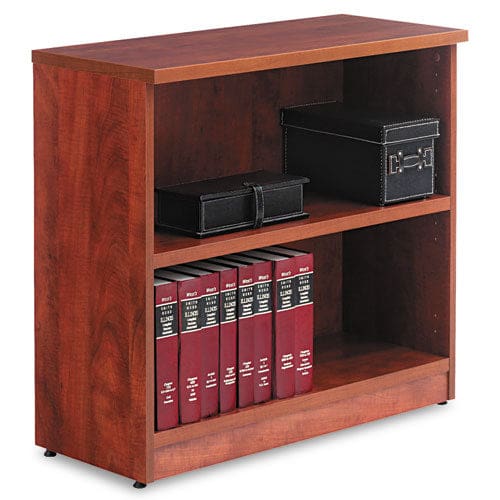 Alera Alera Valencia Series Bookcase Three-shelf 31.75w X 14d X 39.38h Mahogany - Furniture - Alera®