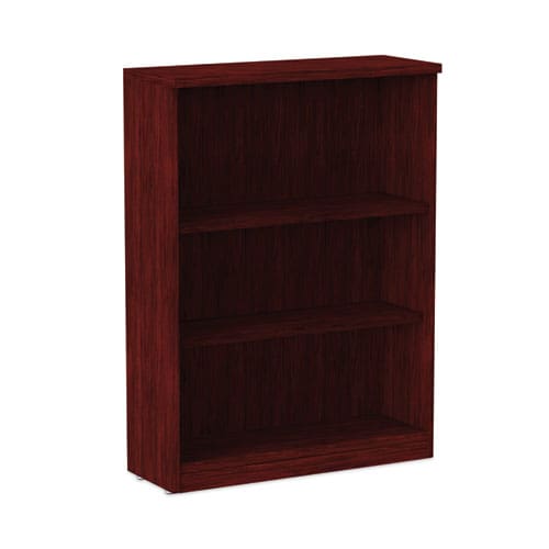 Alera Alera Valencia Series Bookcase Three-shelf 31.75w X 14d X 39.38h Mahogany - Furniture - Alera®