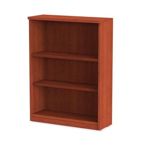 Alera Alera Valencia Series Bookcase Three-shelf 31.75w X 14d X 39.38h Med Cherry - Furniture - Alera®