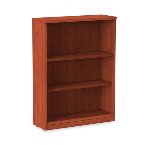 Alera Alera Valencia Series Bookcase Three-shelf 31.75w X 14d X 39.38h Med Cherry - Furniture - Alera®