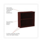 Alera Alera Valencia Series Bookcase Two-shelf 31.75w X 14d X 29.5h Mahogany - Furniture - Alera®