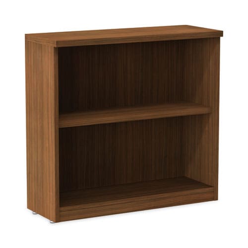 Alera Alera Valencia Series Bookcase,two-shelf 31.75w X 14d X 29.5h Modern Walnut - Furniture - Alera®