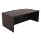 Alera Alera Valencia Series Bow Front Desk Shell 71 X 41.38 X 29.63 Espresso - Furniture - Alera®