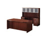 Alera Alera Valencia Series Bow Front Desk Shell 71 X 41.38 X 29.63 Mahogany - Furniture - Alera®