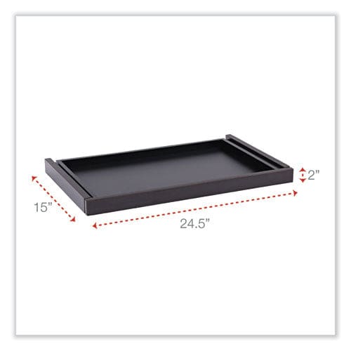 Alera Alera Valencia Series Center Drawer Laminate 24.5w X 15d X 2h Espresso - Furniture - Alera®