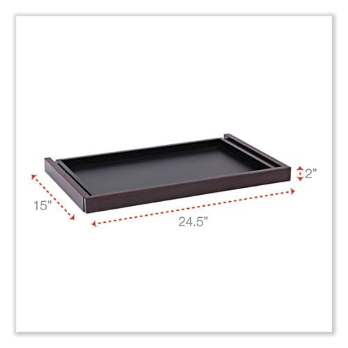 Alera Alera Valencia Series Center Drawer Laminate 24.5w X 15d X 2h Mahogany - Furniture - Alera®