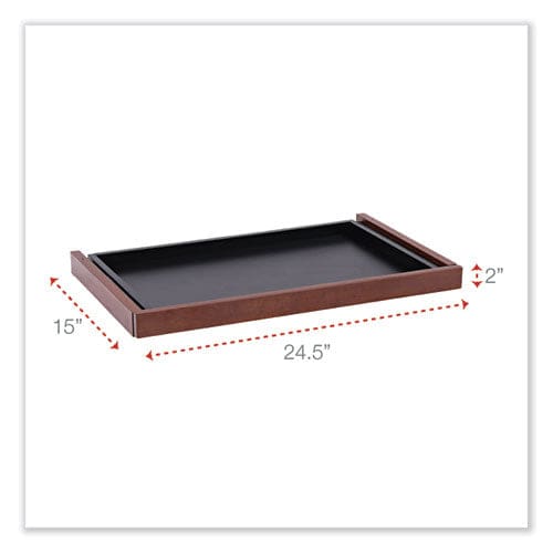 Alera Alera Valencia Series Center Drawer Laminate 24.5w X 15d X 2h Medium Cherry - Furniture - Alera®