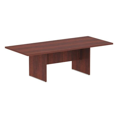 Alera Alera Valencia Series Conference Table Rectangular 94.5w X 41.38d X 29.5h Medium Cherry - Furniture - Alera®