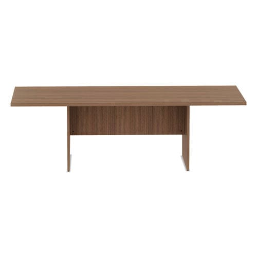 Alera Alera Valencia Series Conference Table Rectangular 94.5w X 41.38d X 29.5h Modern Walnut - Furniture - Alera®