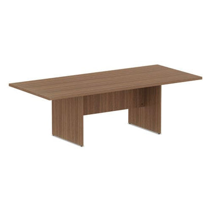 Alera Alera Valencia Series Conference Table Rectangular 94.5w X 41.38d X 29.5h Modern Walnut - Furniture - Alera®