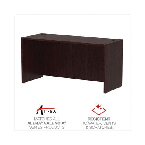 Alera Alera Valencia Series Credenza Shell 59.13w X 23.63d X 29.5h Mahogany - Furniture - Alera®