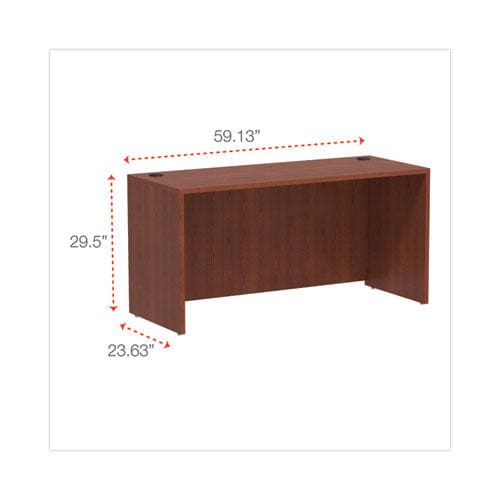 Alera Alera Valencia Series Credenza Shell 59.13w X 23.63d X 29.5h Medium Cherry - Furniture - Alera®