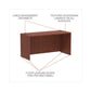 Alera Alera Valencia Series Credenza Shell 59.13w X 23.63d X 29.5h Medium Cherry - Furniture - Alera®