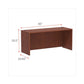 Alera Alera Valencia Series Credenza Shells 65w X 23.6d X 29.5h Medium Cherry - Furniture - Alera®