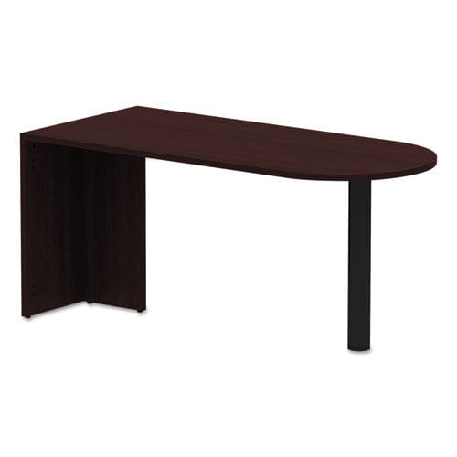 Alera Alera Valencia Series D-top Desk 65 X 29.53 X 29.53 Mahogany - Furniture - Alera®