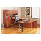 Alera Alera Valencia Series D-top Desk 71 X 35.5 X 29.63 Medium Cherry - Furniture - Alera®