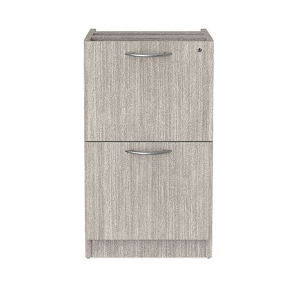 Alera Alera Valencia Series Full Pedestal File Left Or Right 2 Legal/letter-size File Drawers Gray 15.63 X 20.5 X 28.5 - Furniture - Alera®