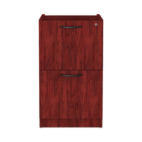 Alera Alera Valencia Series Full Pedestal File Left Or Right 2 Legal/letter-size File Drawers Mahogany 15.63 X 20.5 X 28.5 - Furniture -